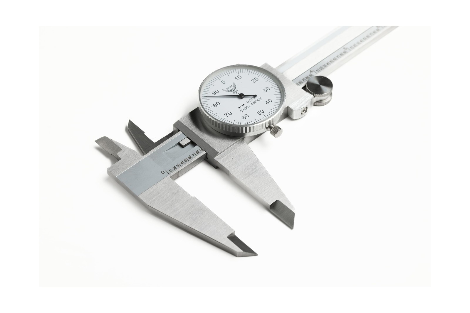 PEC Dial Caliper 0-12 Inch, Stainless Steel Precision Measuring Tool with Sho…
