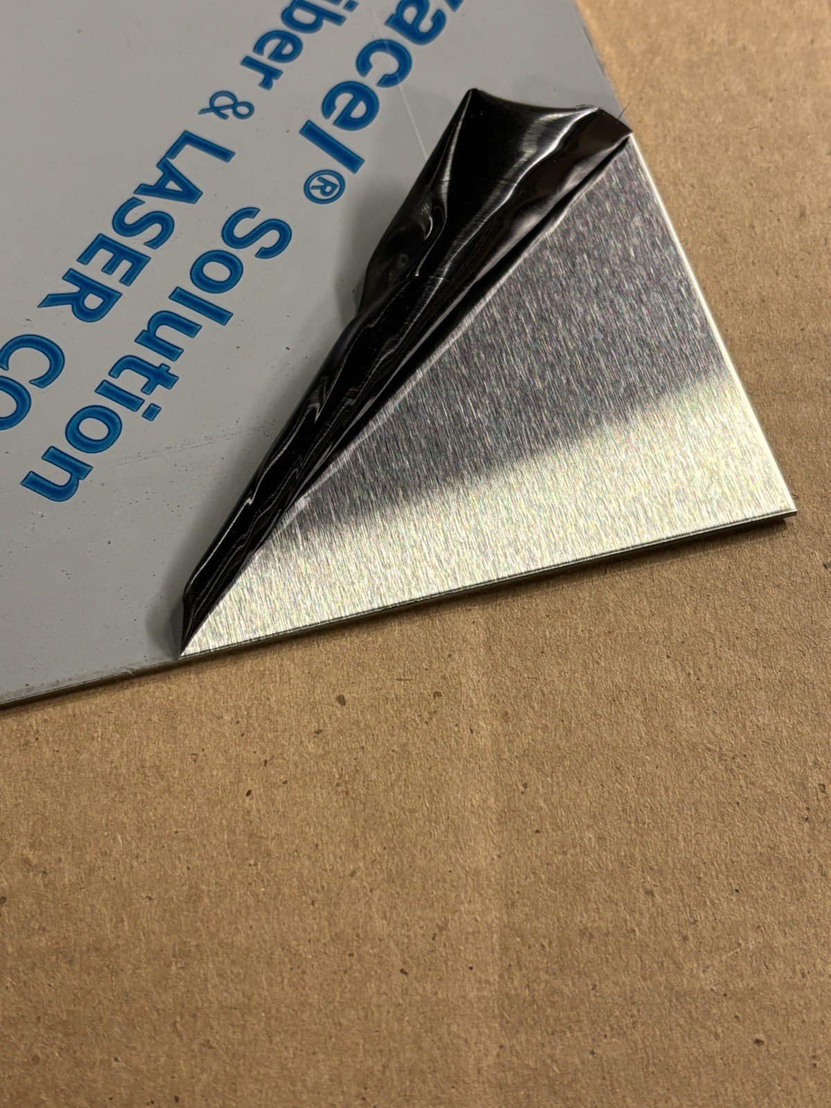 16 Gauge (0.060” Thick) T-304 Stainless Steel Sheet Metal – 12” x 15” – Brushed