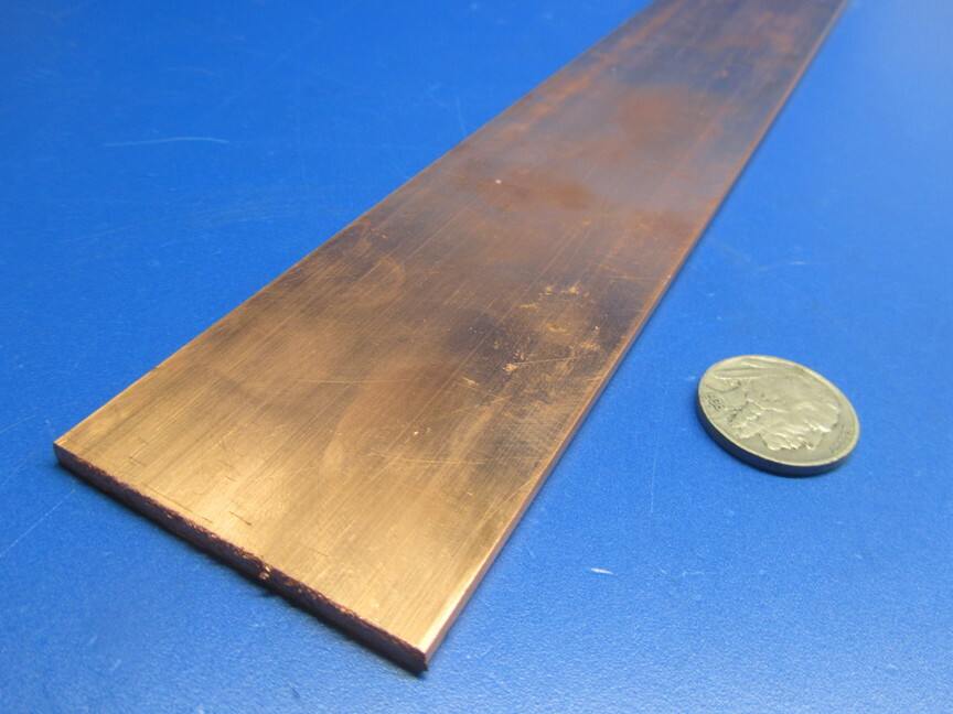 110 Copper Bar H02 .125″ Thick x 2.0″ Wide x 48.0″ Length