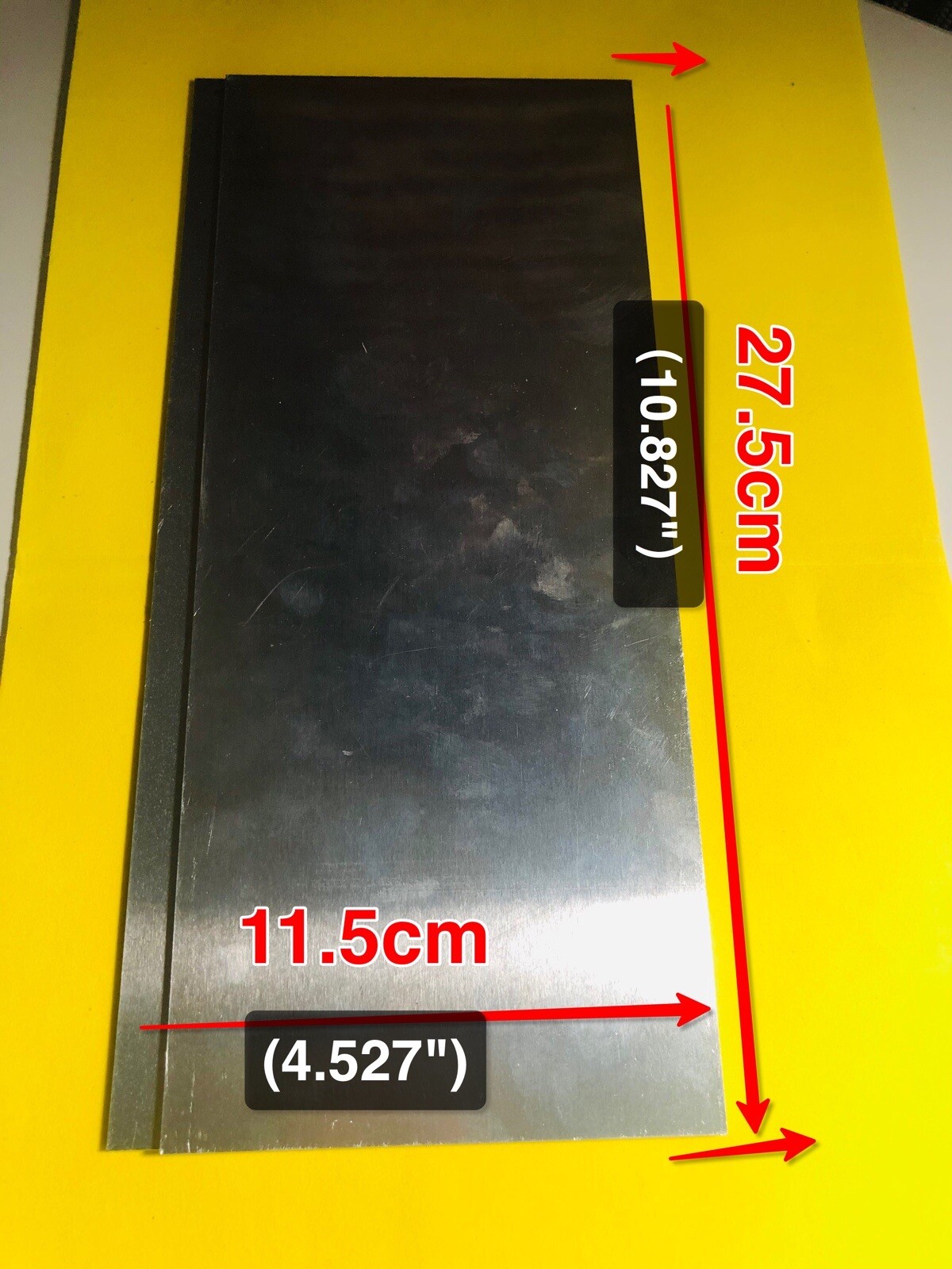 10 pcs Aluminium plate 5052 h32 mill finish thickness 0.090