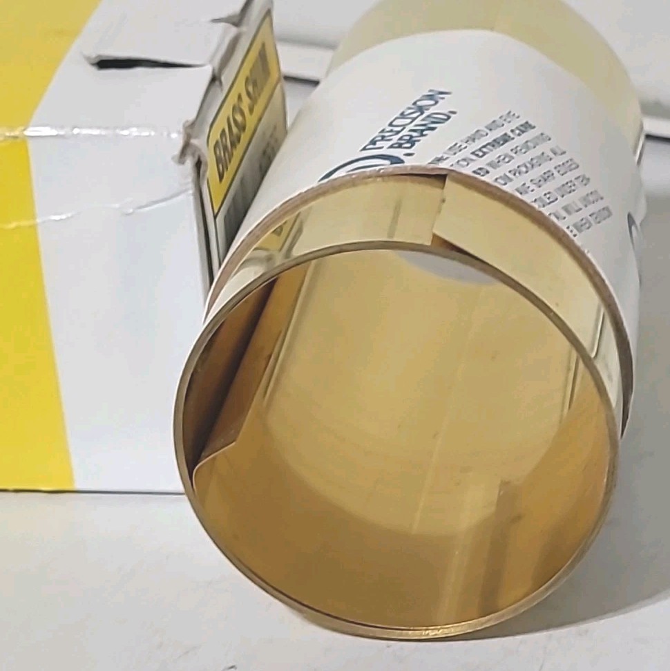 Precision Band 17655, .010″ X 6″ X 60″ Brass Shim Stock In Box