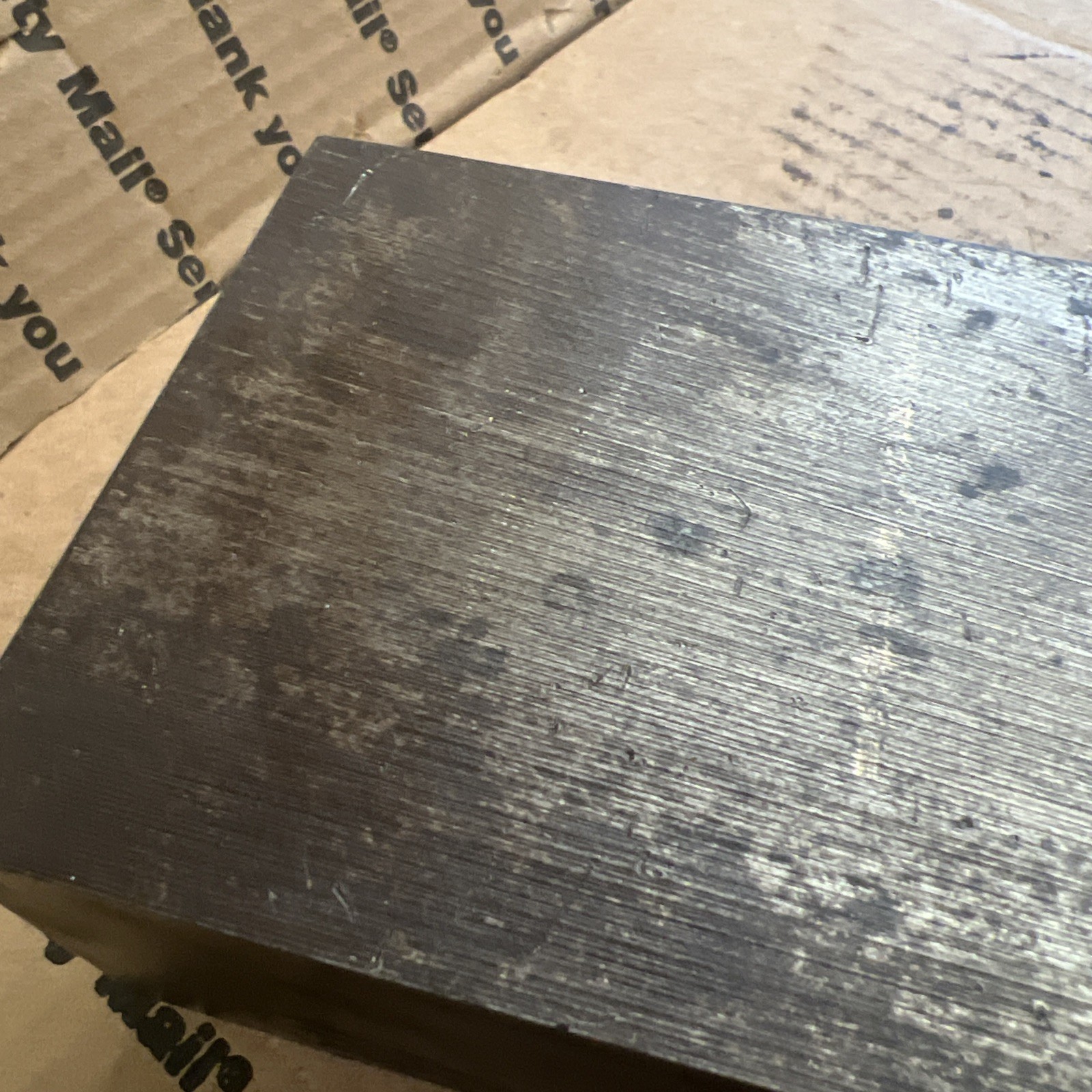 4 X 6 CR Flat Steel Bar 1018 Blacksmith Machining Smooth Surface 2 1/2″ Long