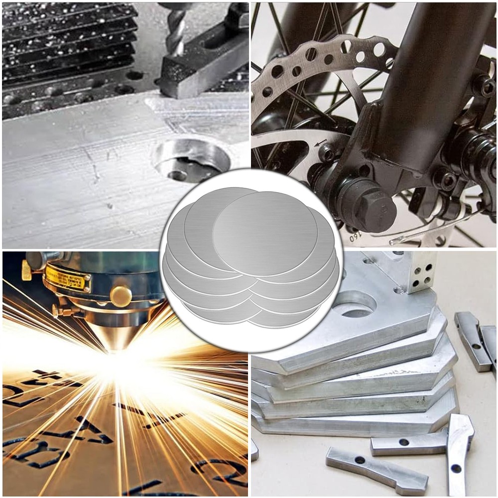 1pc 1060 Aluminum Disc Diameter 50-120mm Thickness 0.5-6mm