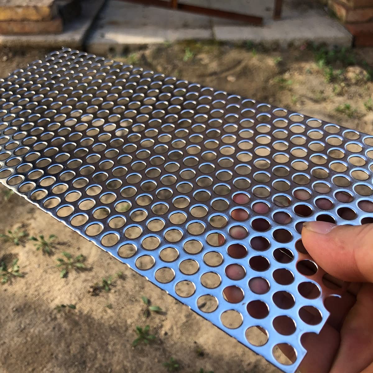 Lightweight 0.4 lb Perforated Metal Sheet for Decorative and Utility Projects