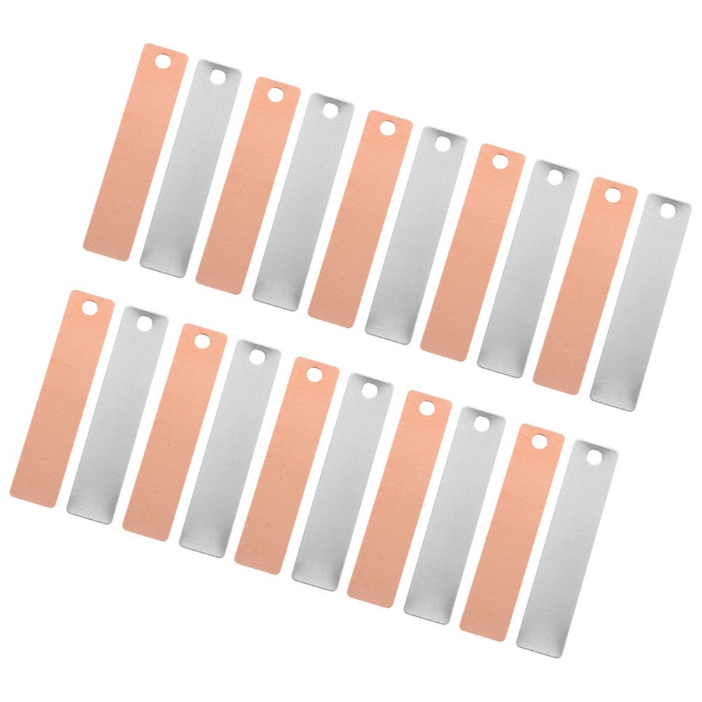 8 Pairs Copper and Zinc Anode Sheets for Battery Science Experiment