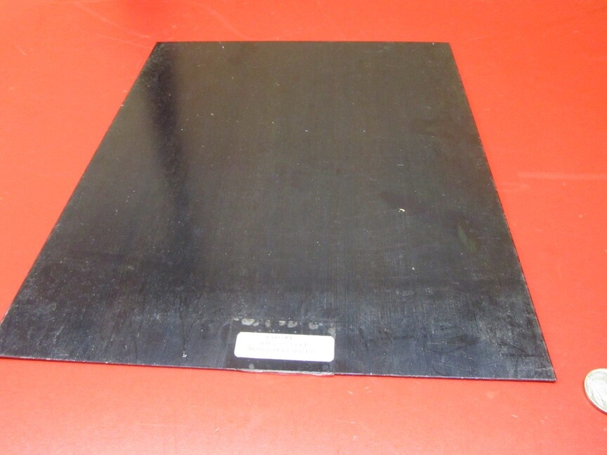 1095 Hard Blue Tempered Spring Steel Shim .050″ Thick x 10.0″ Width x 12″ Length
