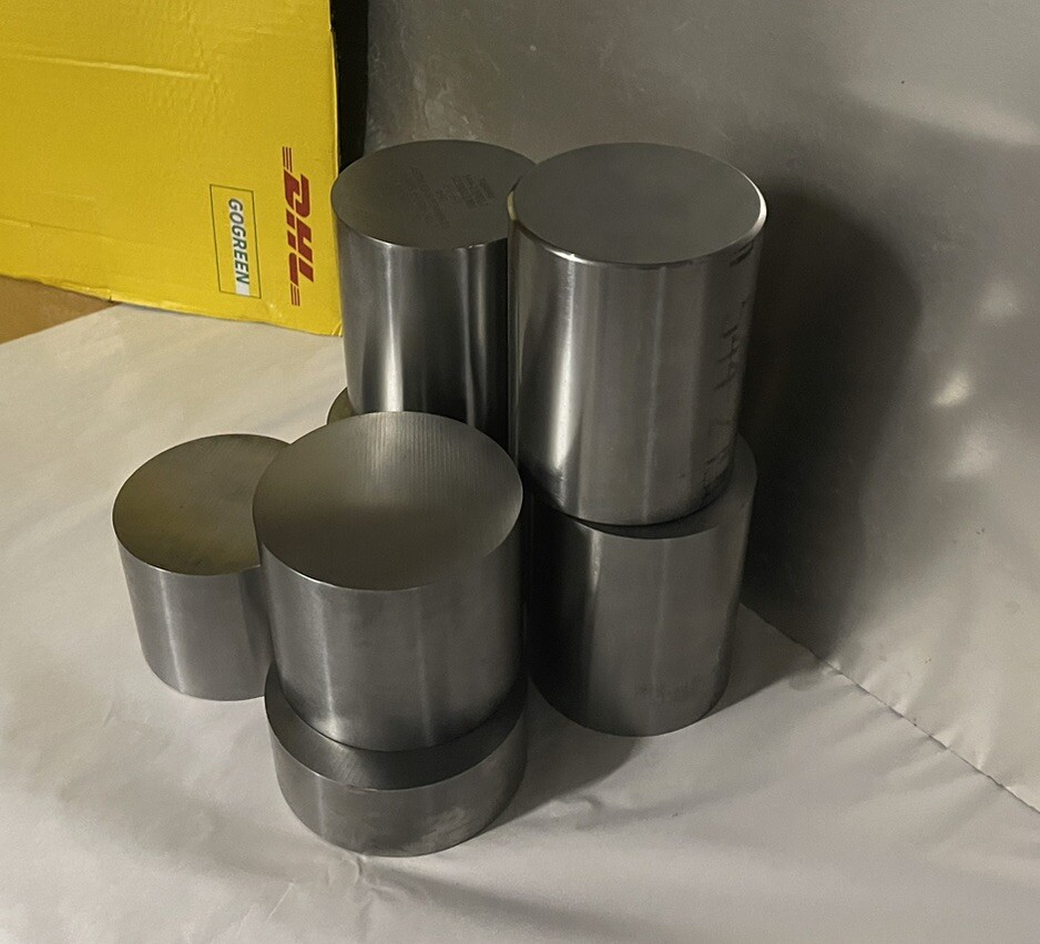 Titanium Ti6Al4V GRADE5 Ø90x102mm Round Material Round Bar Rod Solid Material