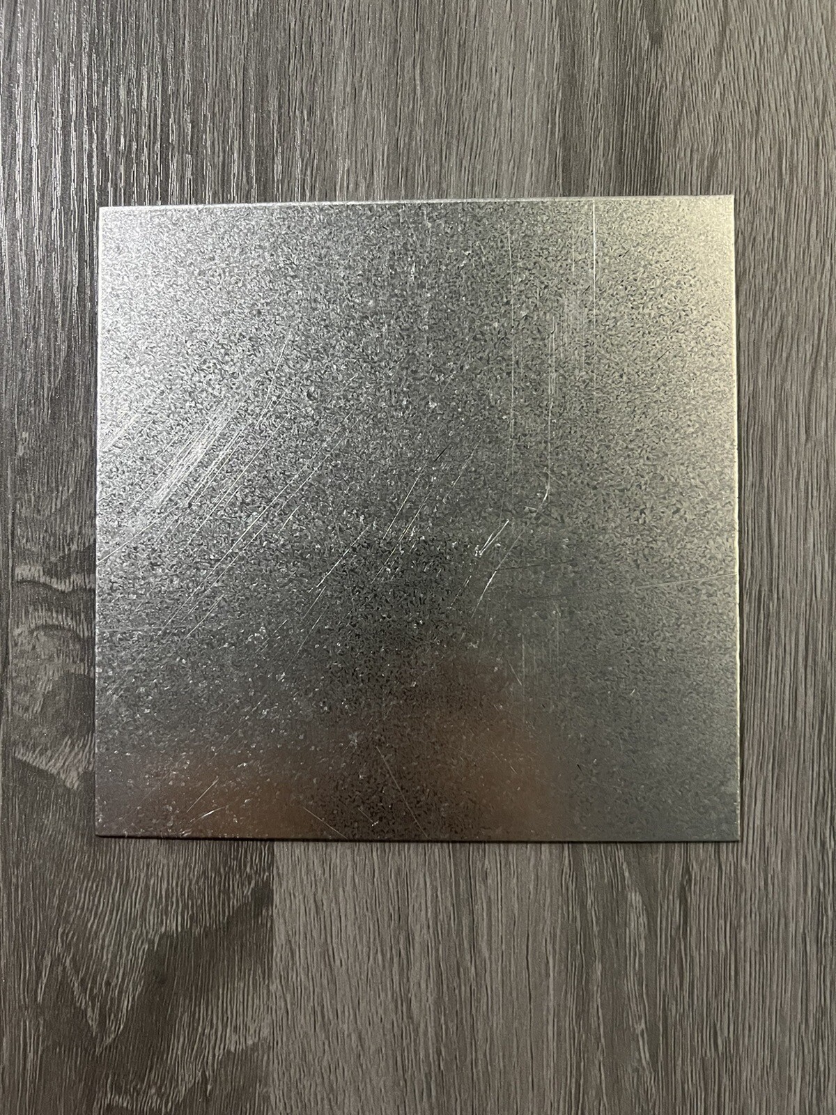 6 Pieces 8”x4” Galvanized Metal Scrap 18 Gauge