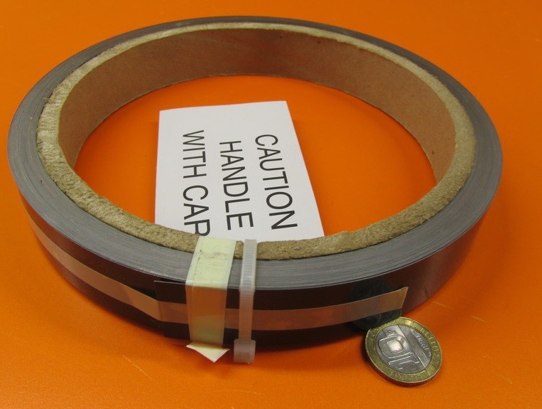 Blue Tempered Spring Steel Shim 0.007″ Thick x 1.00″ Width x 1200″ Length *D