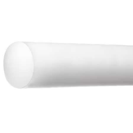 Zoro Select Bulk-Pr-Ptfe-125 White Ptfe Rod Stock 4 Ft. L, 5/8″ Dia.,