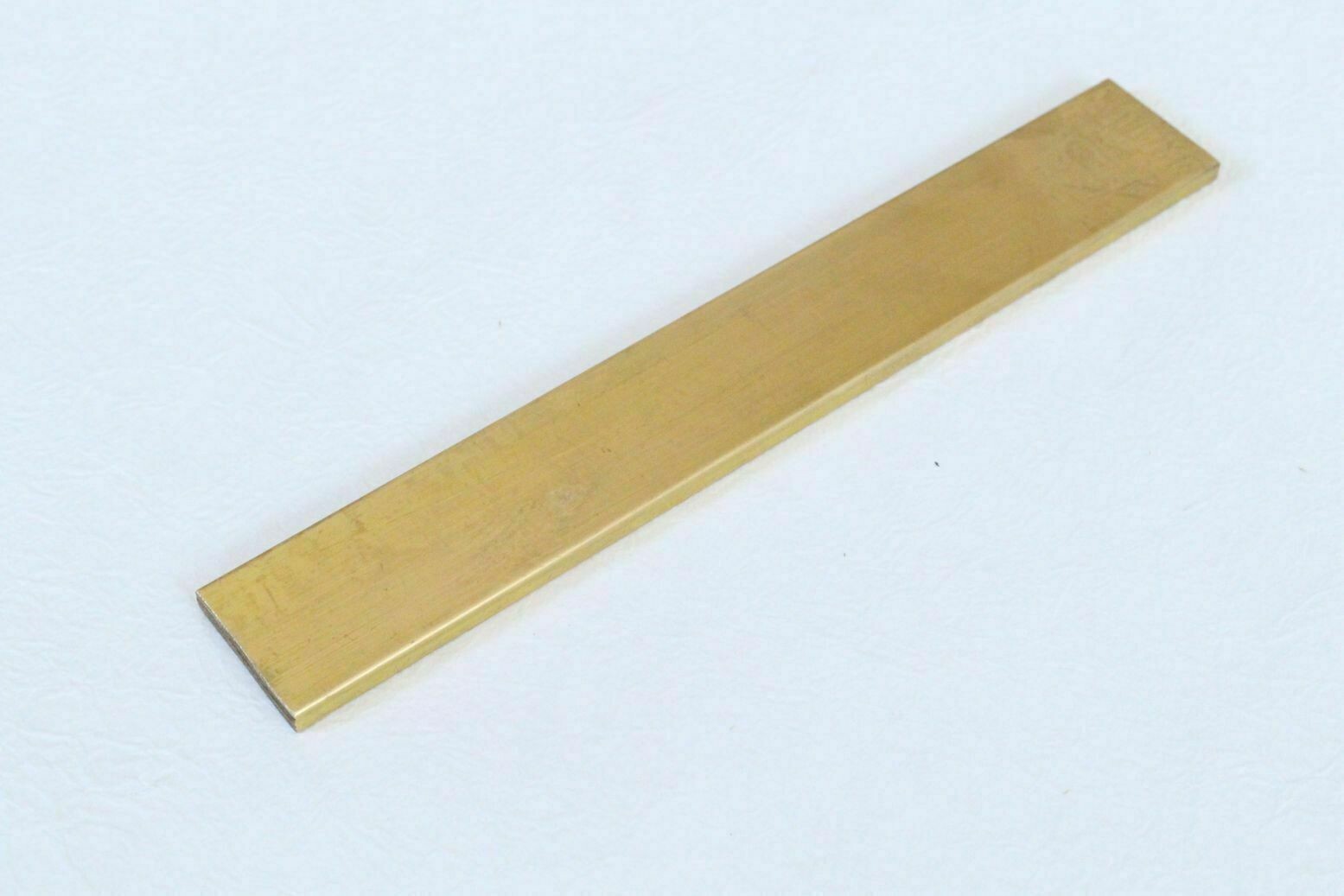 Brass flat bar 11″ long 1/8″ x 1.5″ c360 solid .125″ plate mill stock diy knife