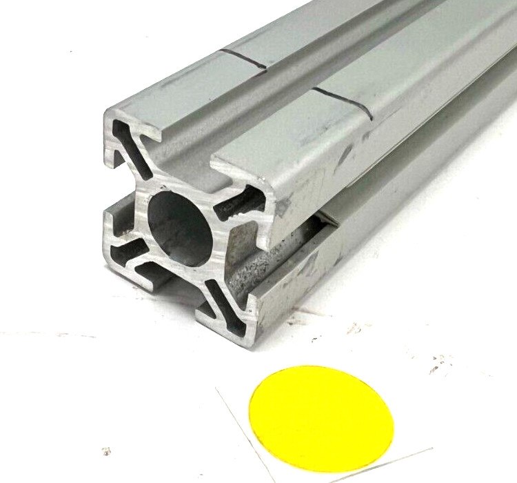 80/20 T-SLOT ALUMINUM EXTRUSION 1-1/8″ x 1-1/8″ LENGTH 16-3/4″ LOT OF 2