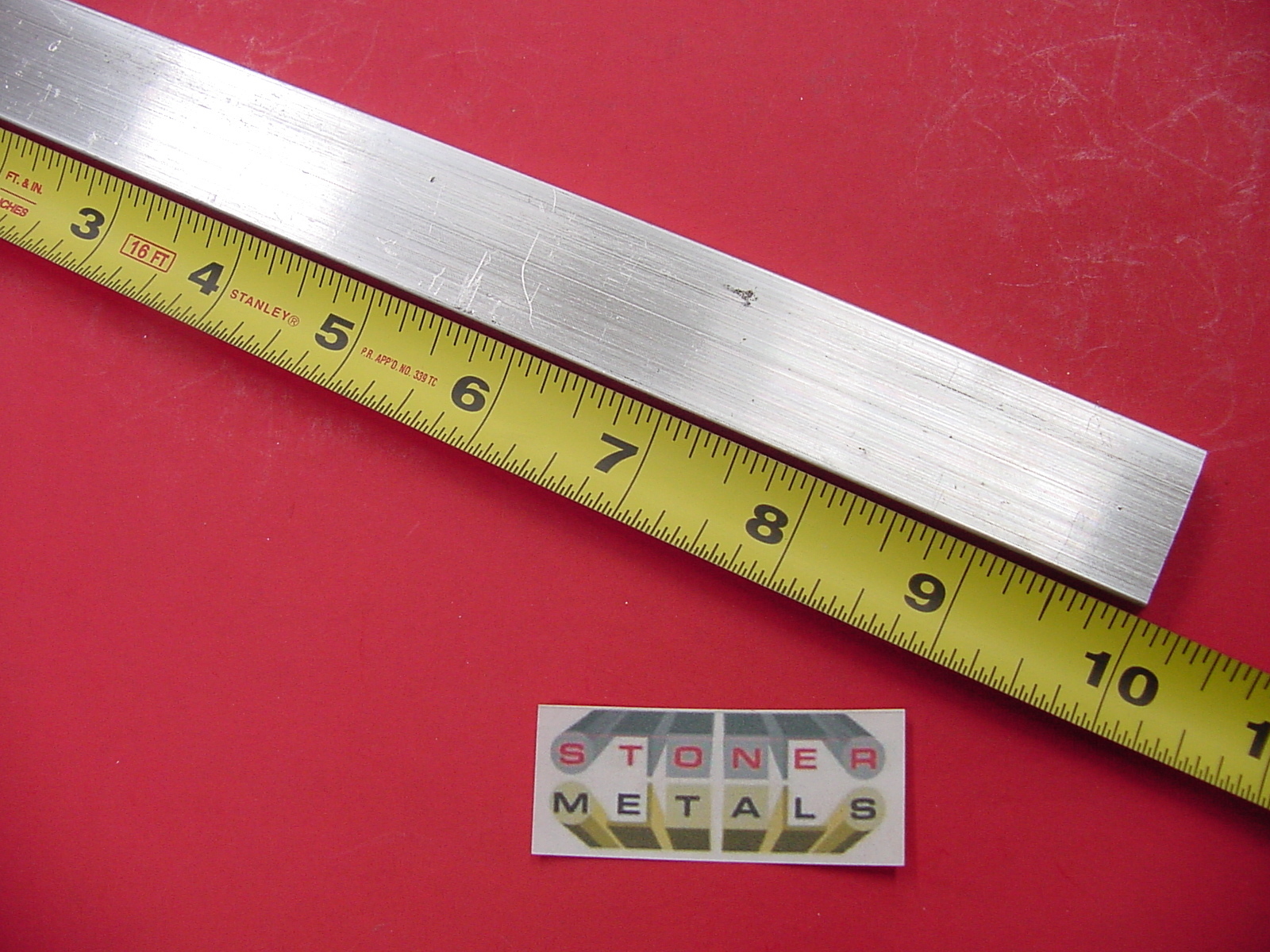 3/8″ X 1″ ALUMINUM 6061 T6 FLAT BAR 10″ long Solid Extruded Mill Stock Cut New