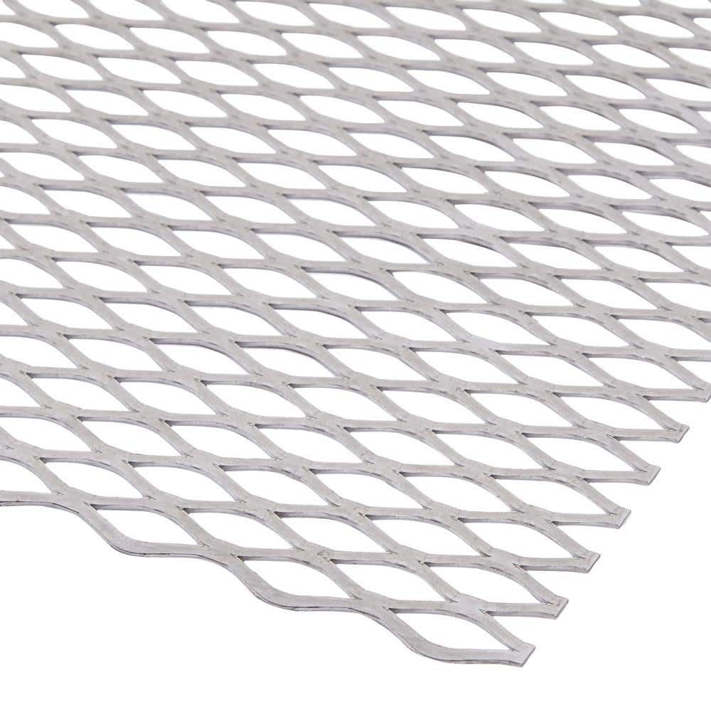 Everbilt 12×24 in. 18 Gauge Plain Steel Expanded Metal 1/2 in. O/C Spacing