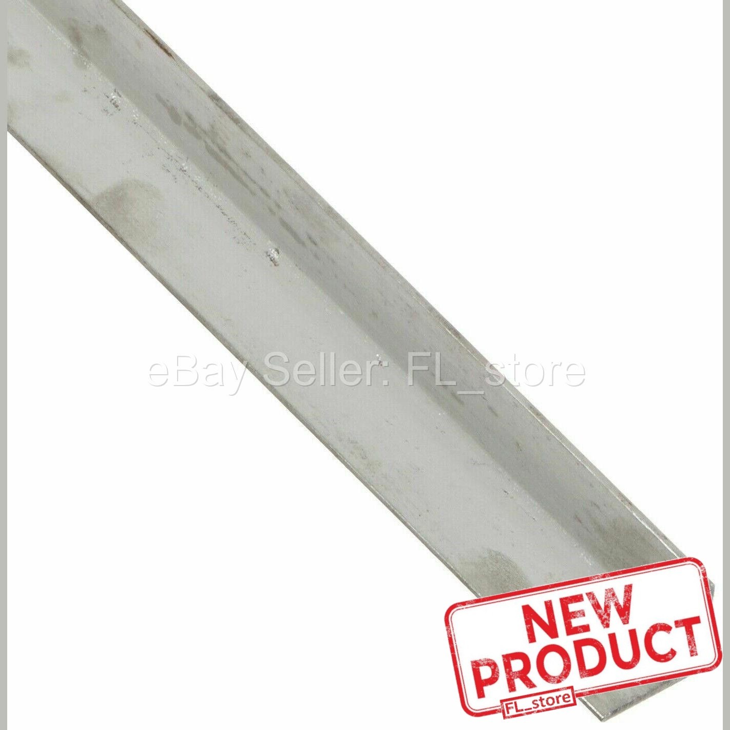 Stainless Steel Angle Iron 1/8″ x 1 1/4″ x 7 Feet 90° Hot Rolled 304 Mill Finish