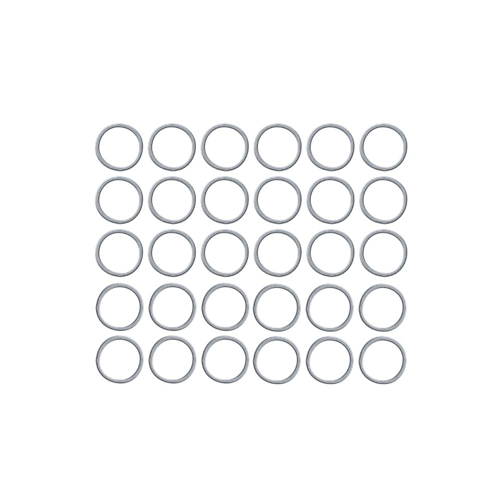 EAGLE 6x7mm Set-Up Stainless Steel Shims, 0.1/0.2/0.3mm Thickness, 10 pieces eac