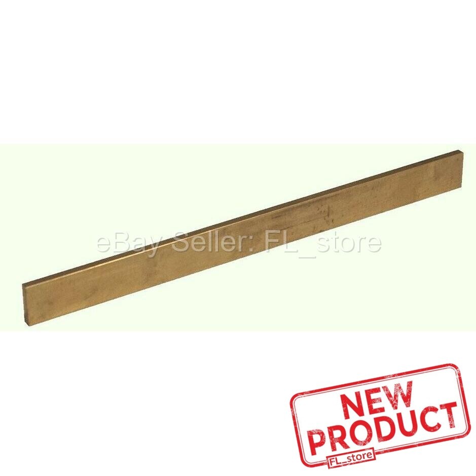 Solid Brass Flat Stock 1/8″ x 1/2″ x 3 Feet Alloy 360 Mill 36″ Long Rectangle