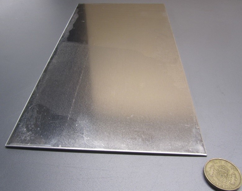 1100 Aluminum Sheet (1/2 Hard- H14) .090″ Thick x 6.0″ Wide x 12.0″