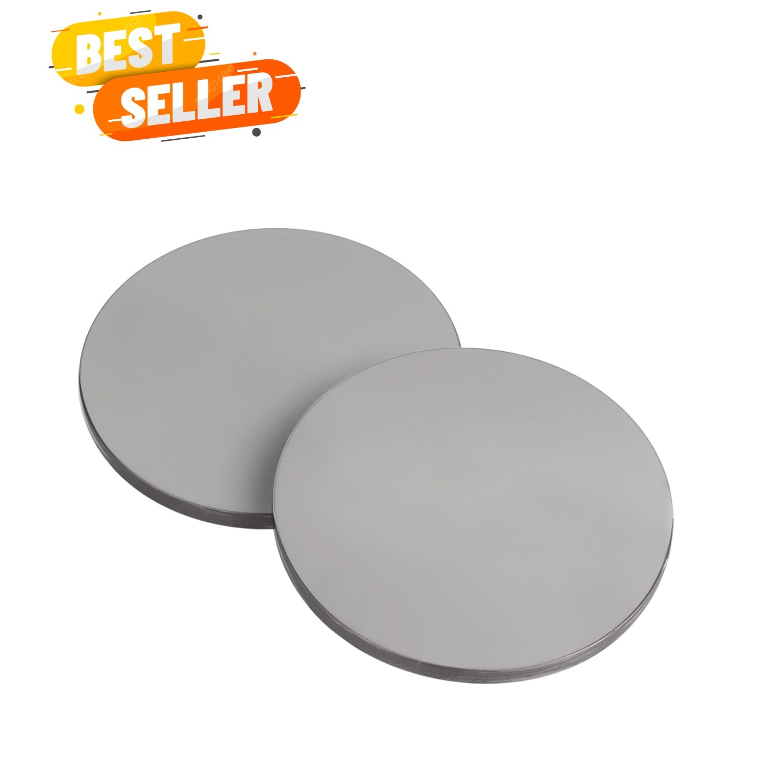 Steel Metal Plate 1/8″ x 2″ Diameter Disk 2 Pcs A36 Weldable Steel Sheet Base…