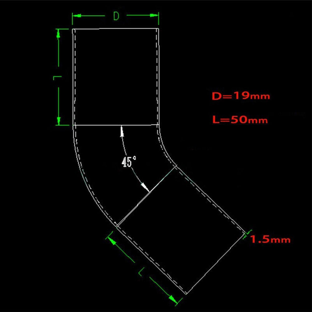 Degree Bend Exhaust Pipe Polished Various S Available Features Fitting