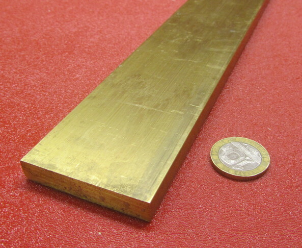 360 Brass Flat Bar 3/8″ Thick x 2.0″ Wide x 24.0″ Length