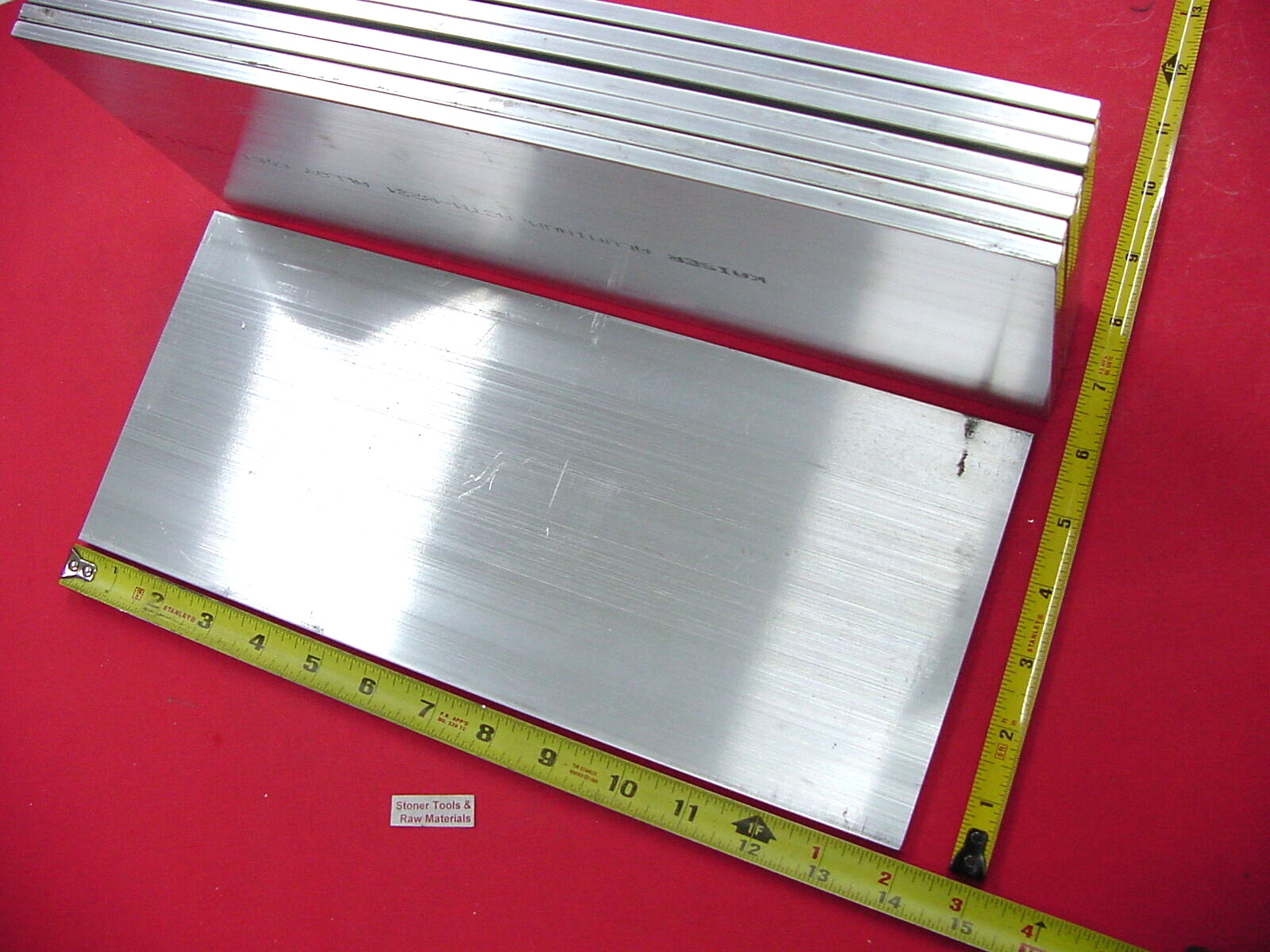 8 Pieces 1/4″ X 6″ ALUMINUM 6061 T6 FLAT BAR 14″ long Solid Extruded Mill Stock
