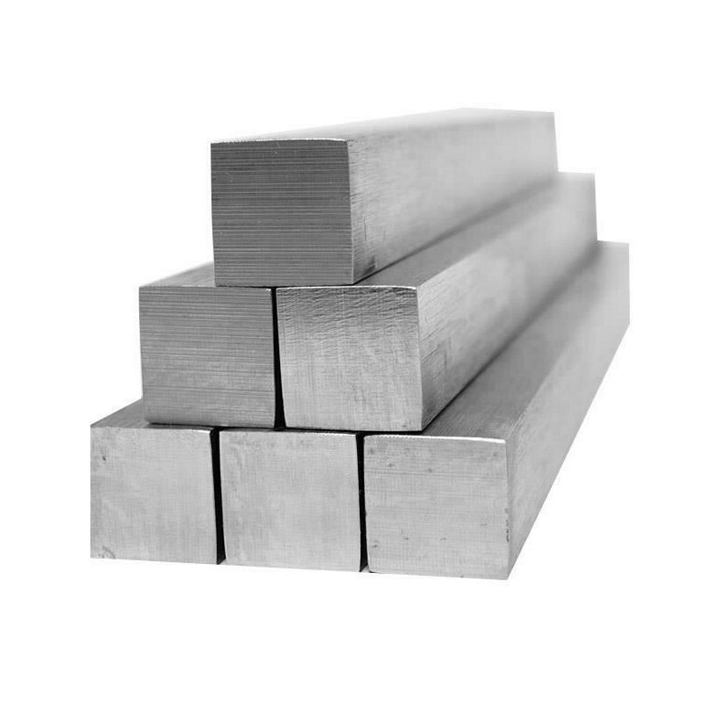 Aluminium square Ø 4×4-80x80mm square bar 3.3206 AlMgSi0.5 aluminium bar square
