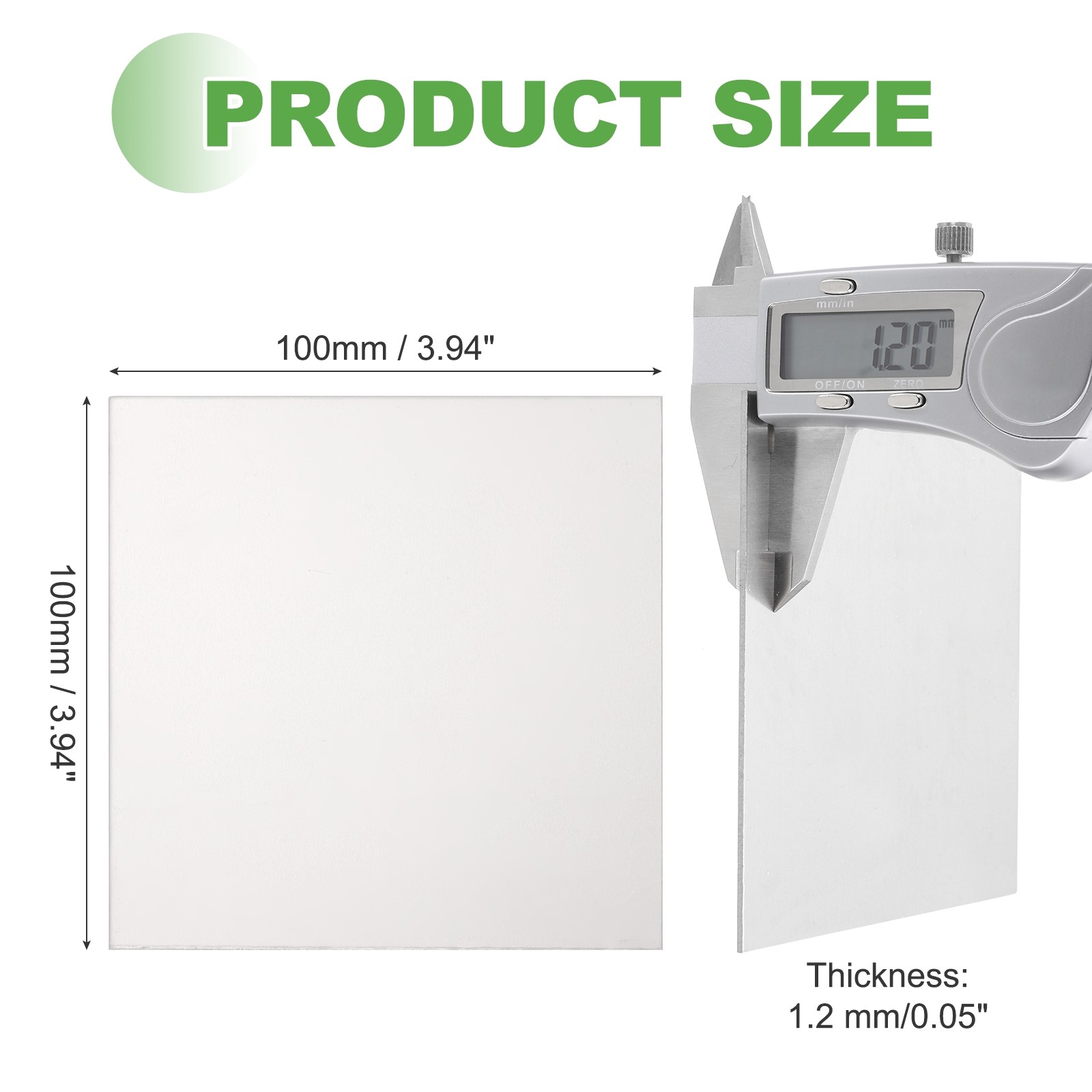 Pure Grade TA1 Titanium Plate Sheet, 100x100x1.2mm Titanium Metal Sheet