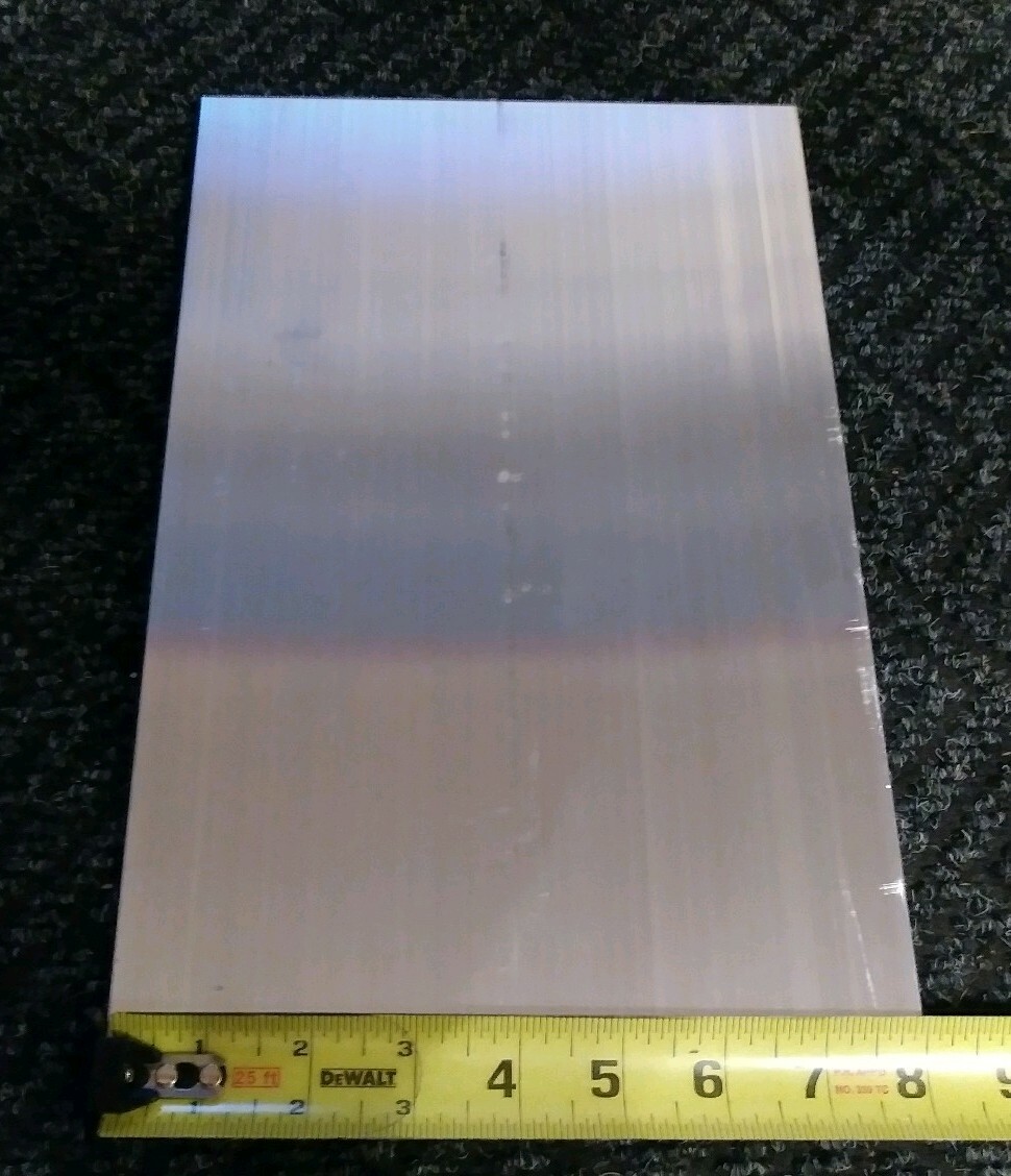 .25″ X 8″ X 12″ long new 6061 T6 solid aluminum plate flat bar stock block 1/4
