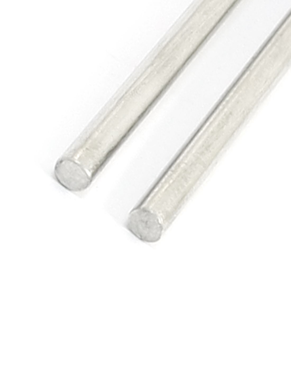 5Pc Silver Tone Stainless Steel 300 x 2.5mm Round Rod Axle for Boat