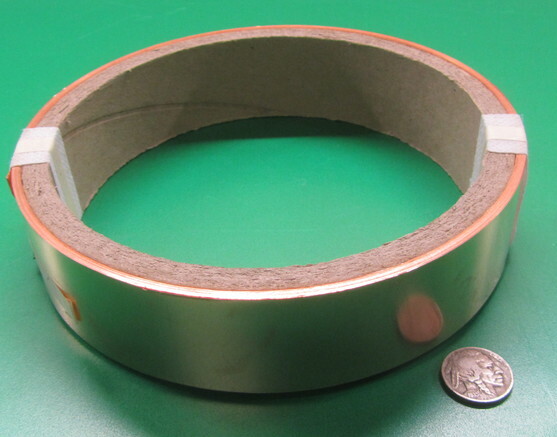 110 Copper Foil Soft Temper .003″ Thick x 1 1/2″ Wide x 100 Foot Length