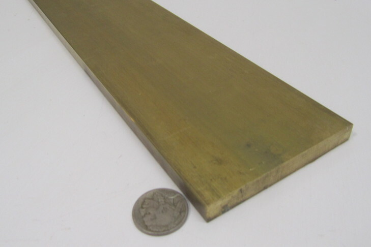 385 Brass Flat Bar 3/8″ Thick x 2.00″ Wide x 4 Foot Length