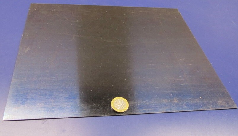 Blue Tempered Spring Steel Shim 0.030″ Thick x 10.0″ Width x 12″ Length