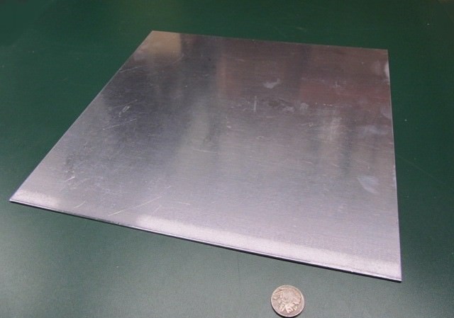 1100 Aluminum Sheet Softened (O) .040″ Thick x 12.0″ Wide x 12.0″ Long