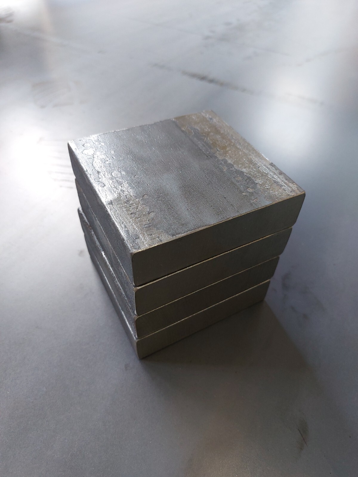 1″ STEEL PLATE 4″ x 4″ Flat Bar 4 PIECES