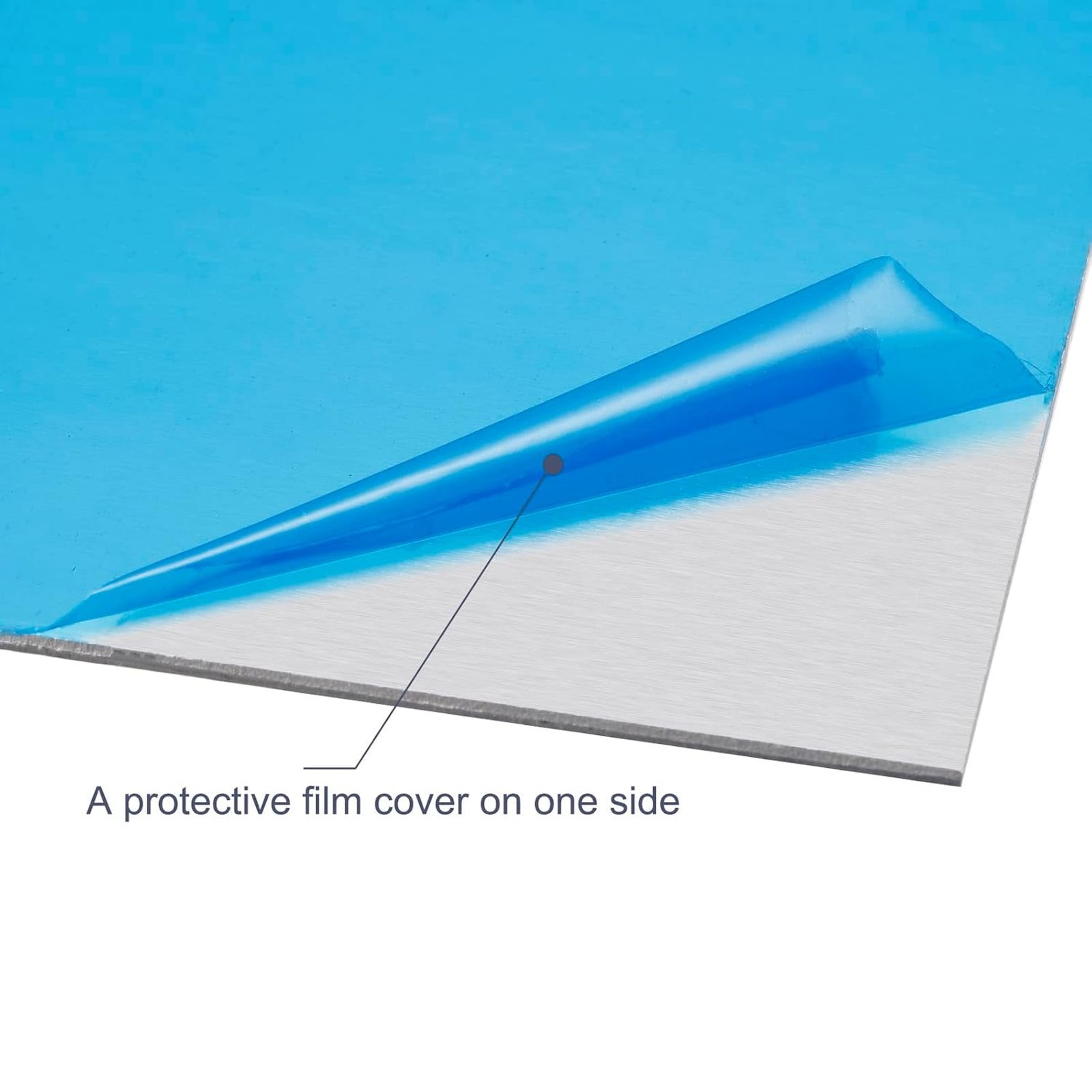 1060 Aluminum Sheet, 100mm x 100mm Rectangle Plate 5mm Thick Flat Metal Stock