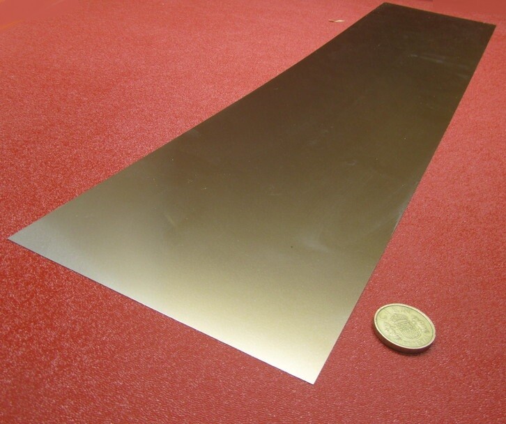 18-8 Stainless Steel Sheet, Full Hard, .009″ x 6.0″ x 25″