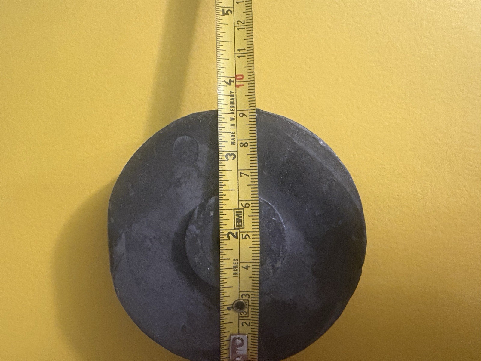 Solid Lead Weight Block w/ Center Hole Industrial Casting Fishing Scrap 4Lb