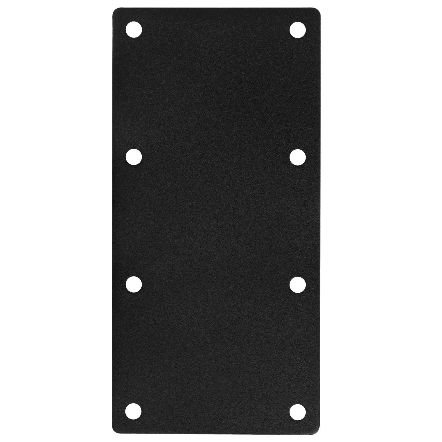 4 PCS 9″ x 4″ Heavy Duty Black Flat Mending Plate for Repair | 1/8″ Thick