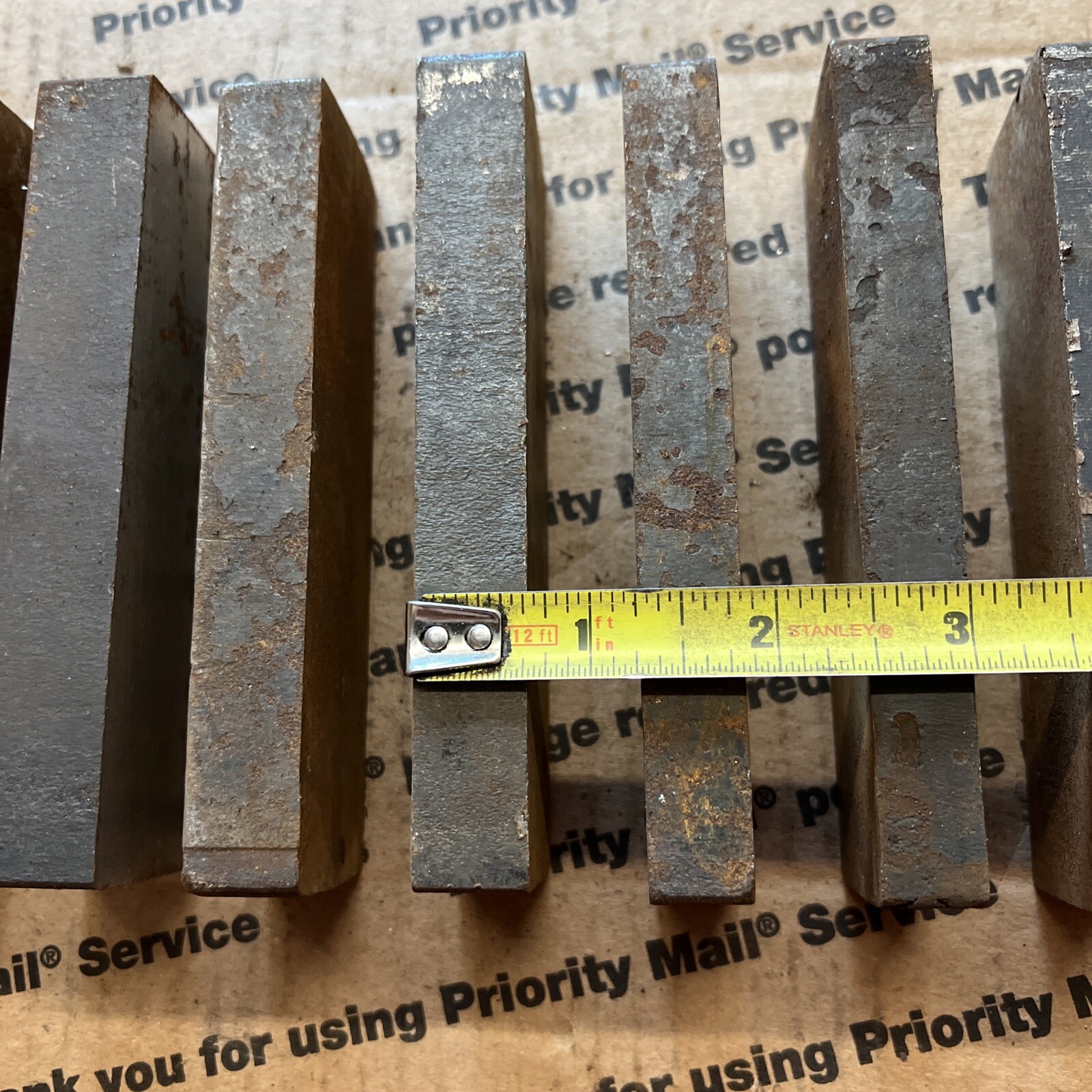 1 1/2 X 5 THICK Flat Steel Bars Blacksmithing Billets Spacers Shims Blocks #2