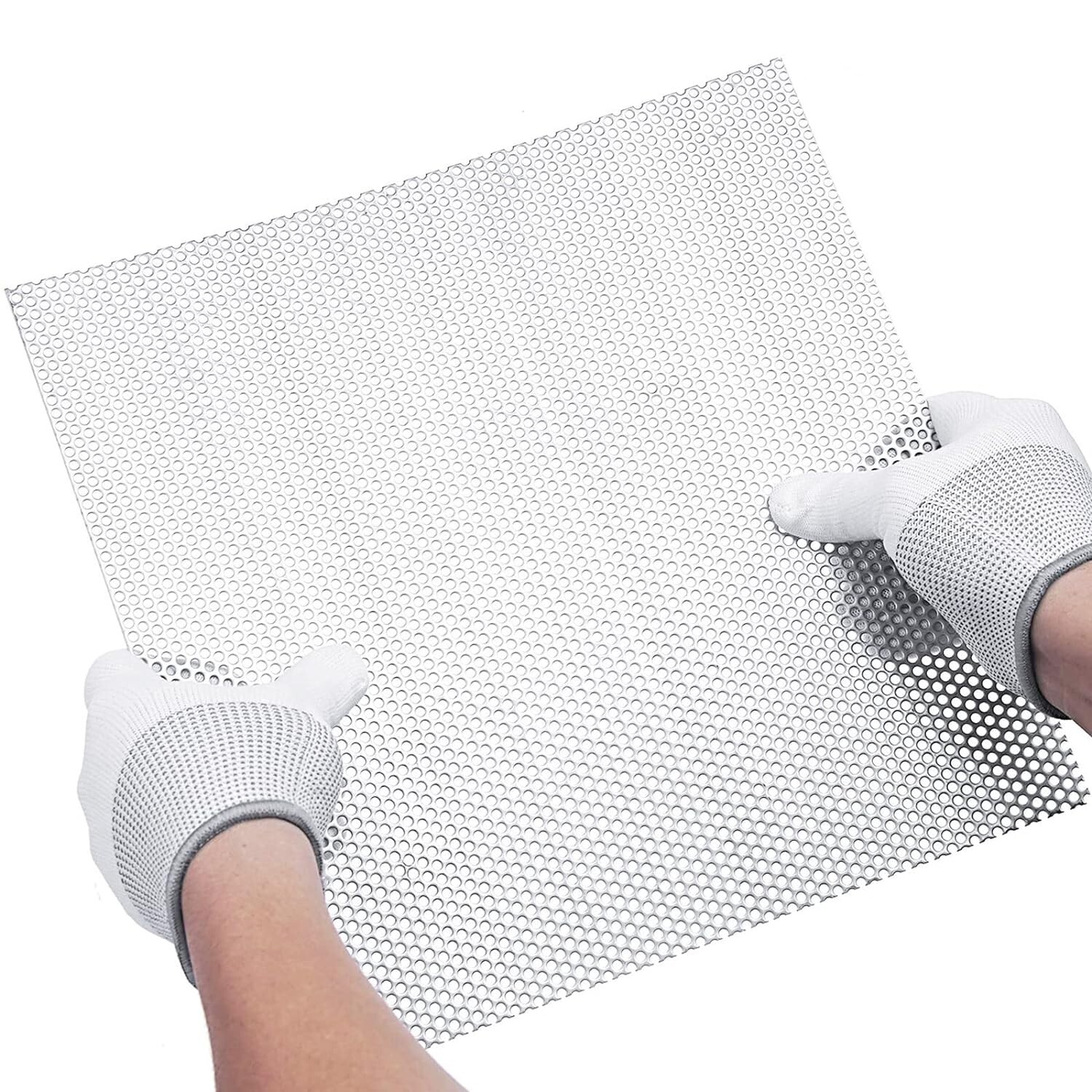 Perforated Sheet Stainless Steel Perforated Metal Sheet 11.8″ L x 11.8″ W x 0.03