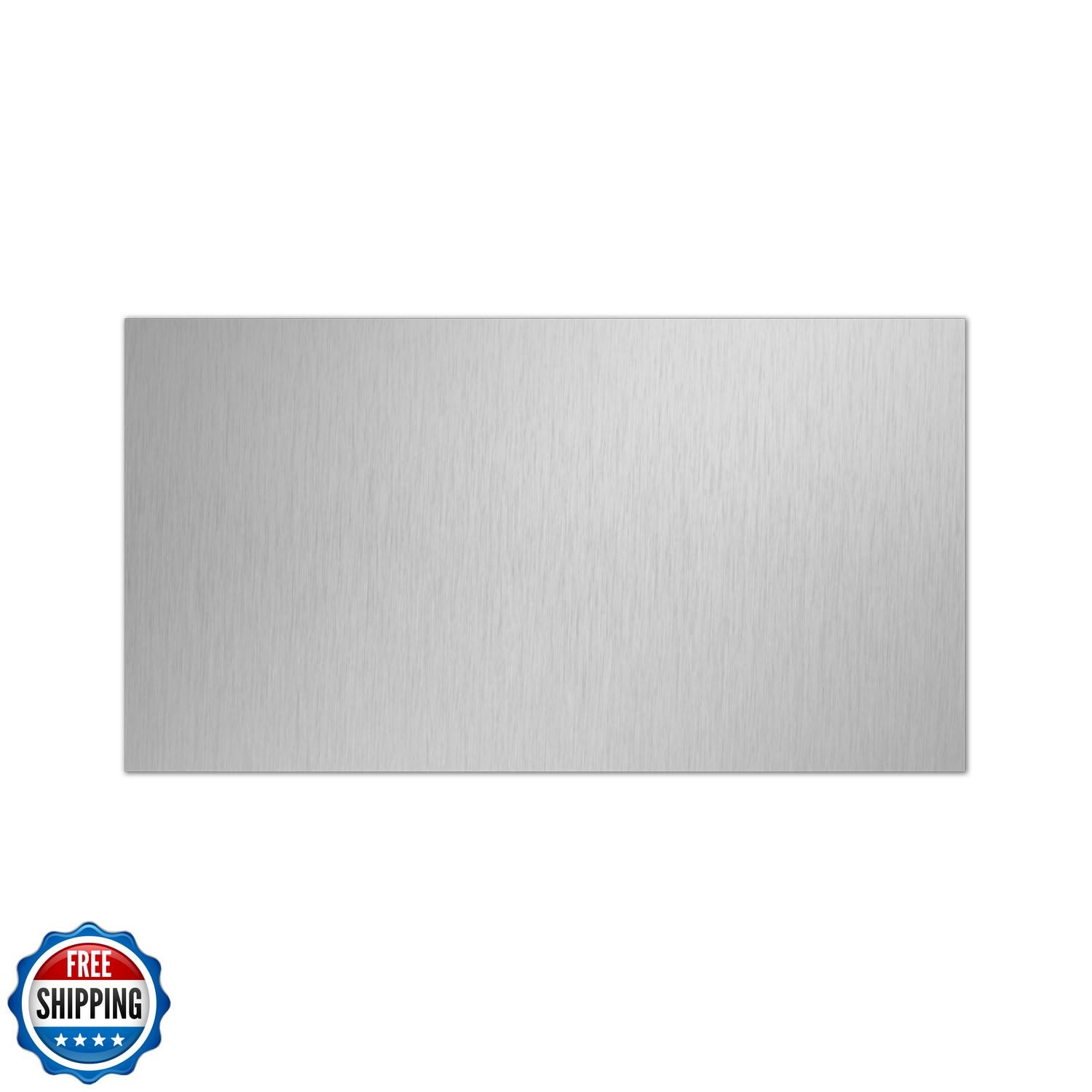 Uxney Stainless Steel Sheet,2″ x 4″-14 Gauge(2mm) Thickness 430 Stainless Ste