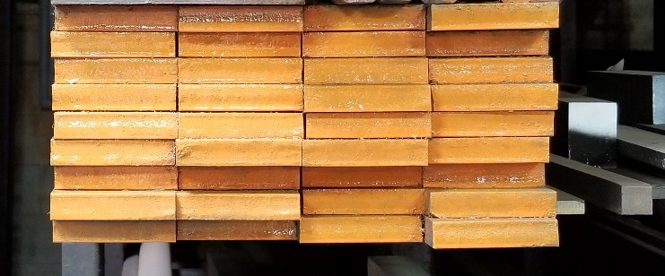 1018 Cold Finished Steel Flat Bar, 3/4 x 3 1/2×144′” long
