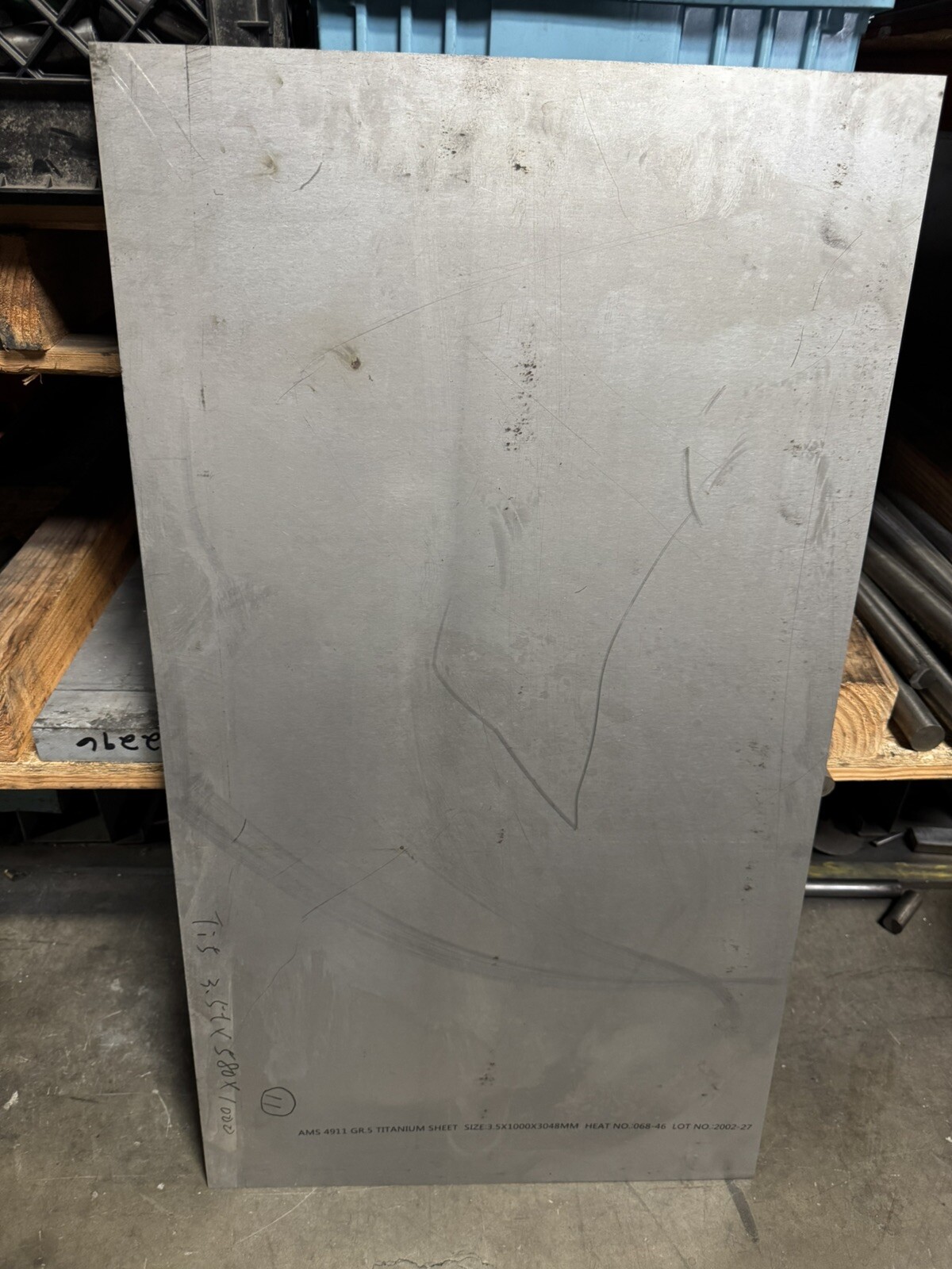 3.5mm – Titanium Plate 6AL4V 10″ x 12″ x .138″