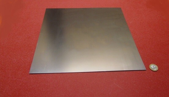 301 Stainless Steel Sheet Shim, .010″ (+/-.0007″) x 12.0″ Width x 12″ Length
