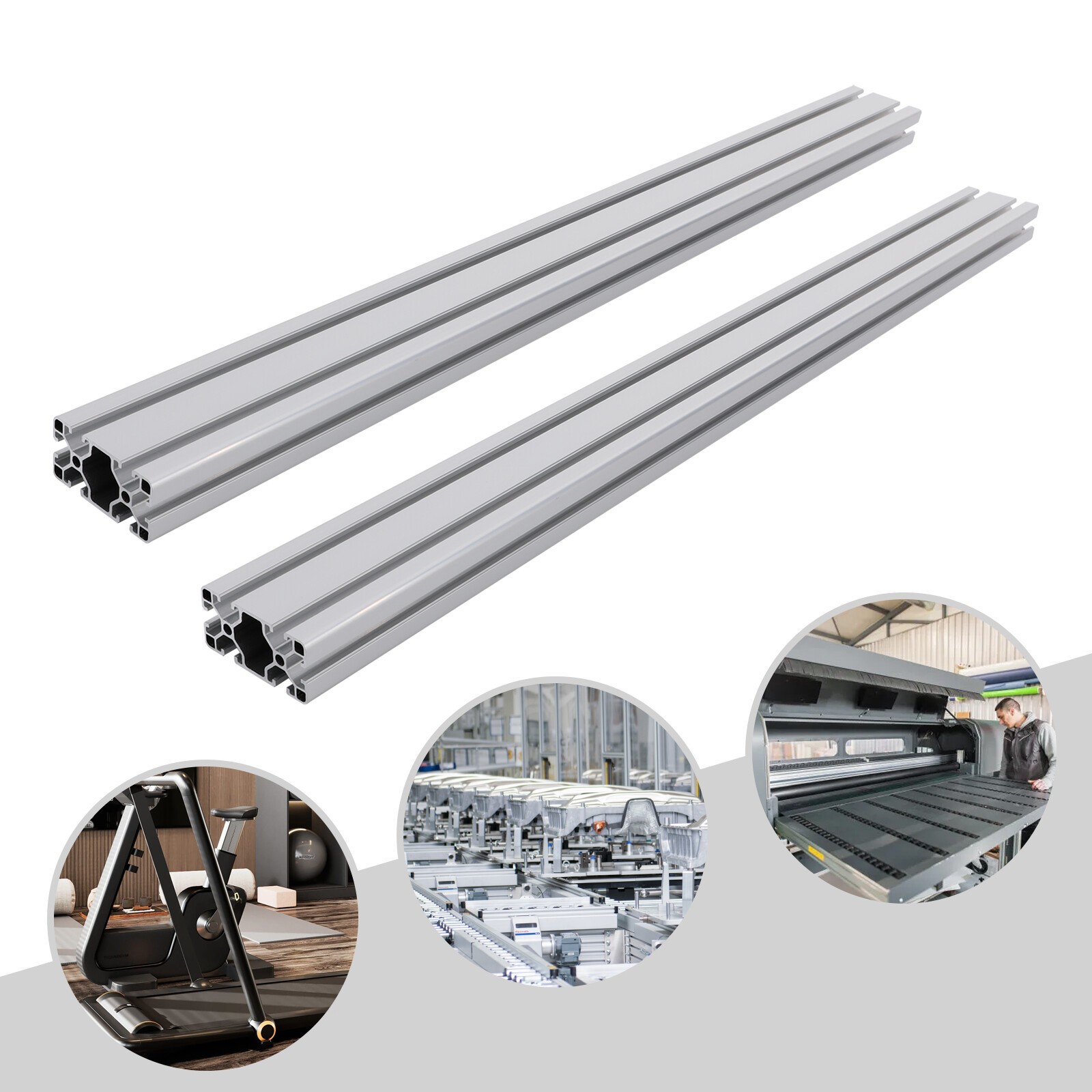 2-Pack T-slot Aluminum Profiles, T-slot Aluminum Profile, Aluminum Profile