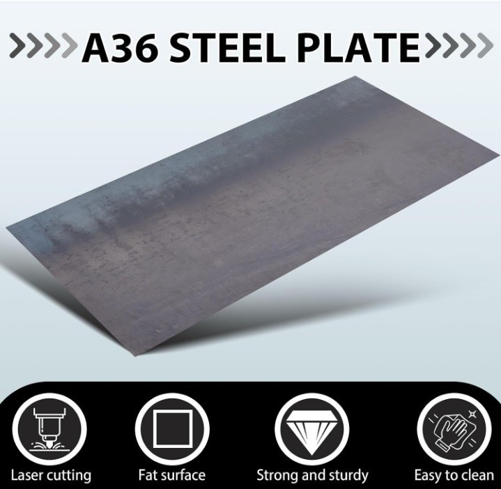 Hot Rolled Steel Plate 12″ x 24″ A36 Carbon Steel 0.8″ Thickness – SEALED