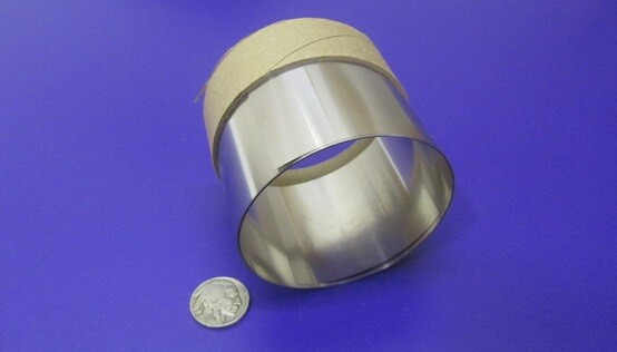 301 Stainless Steel Sheet Shim, .002″ (+/-.0002″) x 2.0″ x 5 Foot Length