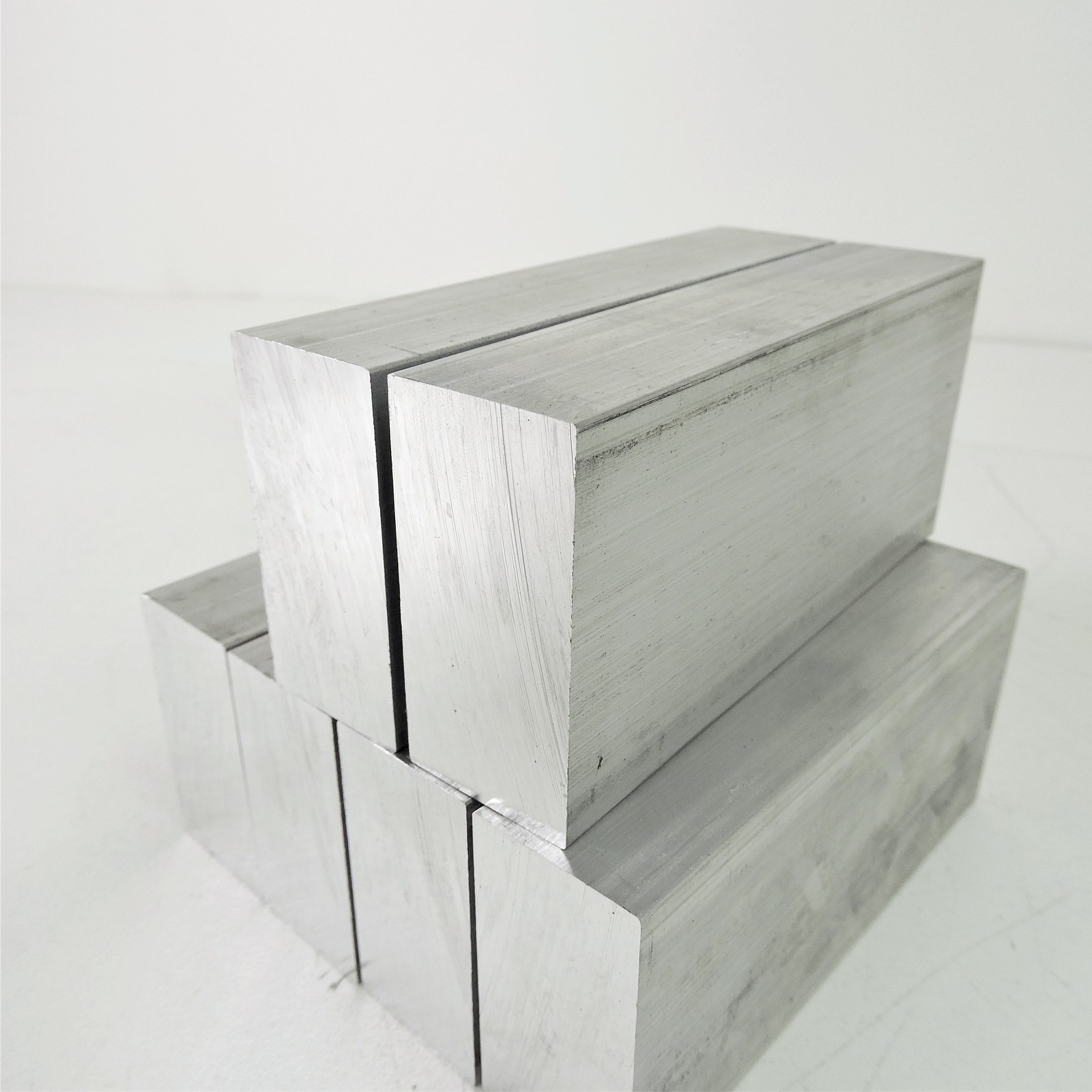 1″ x 2″ Aluminum 6061 FLAT BAR 4.375″ Long new mill stock QTY 6 sku K232