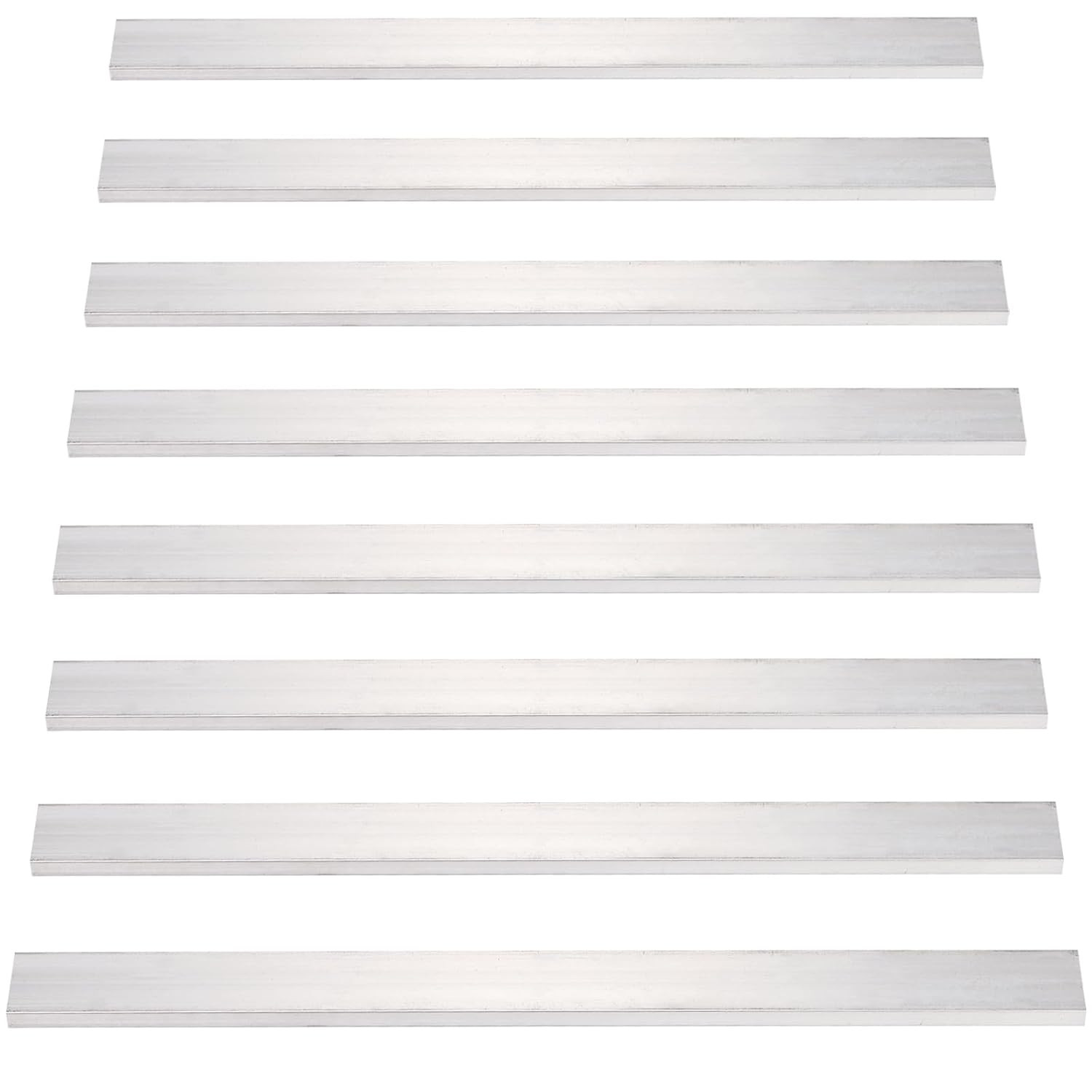 8PCS 6061 Aluminum Flat Bar 1/4″ x 1″ x 12″ T6 Metal Plate Stock